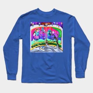 What Lies Beyond the Window Pane? Long Sleeve T-Shirt